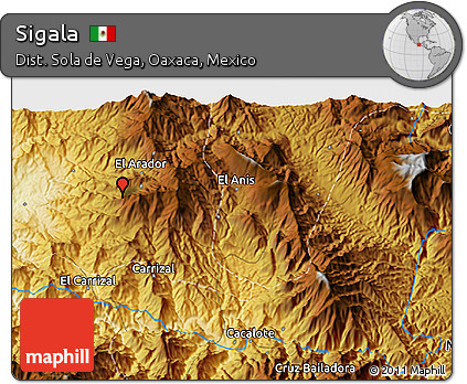 Physical 3D Map of Sigala