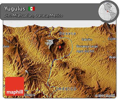 Physical 3D Map of Yugulus