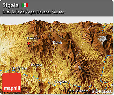 Physical 3D Map of Sigala