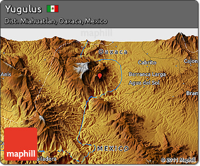Physical 3D Map of Yugulus