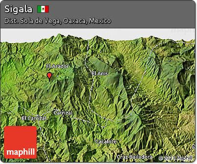 Satellite 3D Map of Sigala