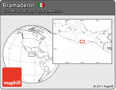 Blank Location Map of Bramaderos