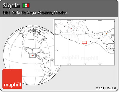 Blank Location Map of Sigala