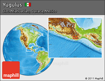 Physical Location Map of Yugulus