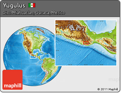 Physical Location Map of Yugulus