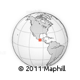 Outline Map of Logoche, rectangular outline