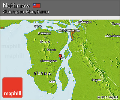 Physical 3D Map of Nathmaw