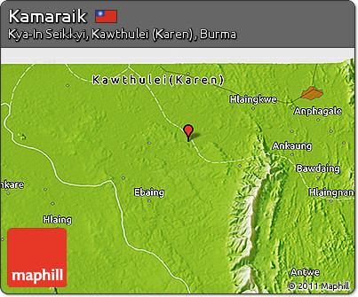 Physical 3D Map of Kamaraik