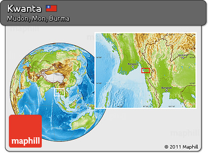 Physical Location Map of Kwanta