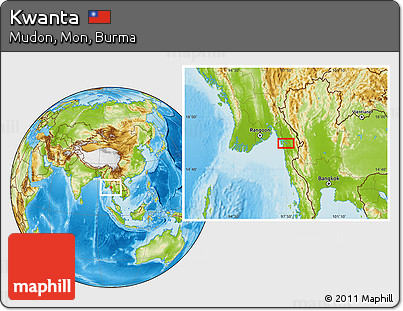 Physical Location Map of Kwanta