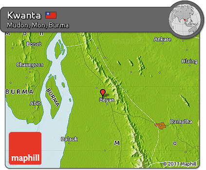 Physical Map of Kwanta