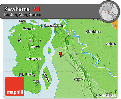 Political Map of Kawkame
