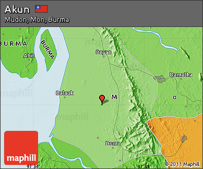 Political Map of Akun