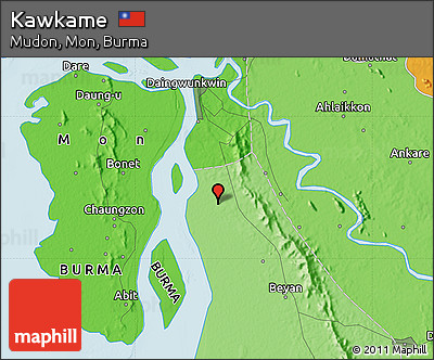 Political Map of Kawkame