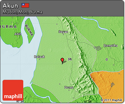 Political Map of Akun