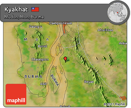 Satellite Map of Kyakhat