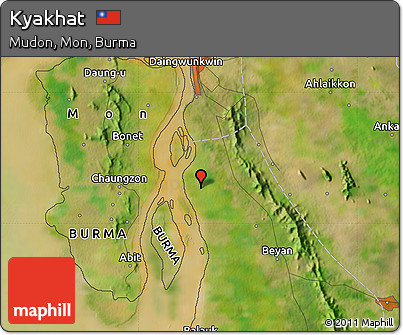Satellite Map of Kyakhat