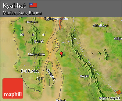 Satellite Map of Kyakhat