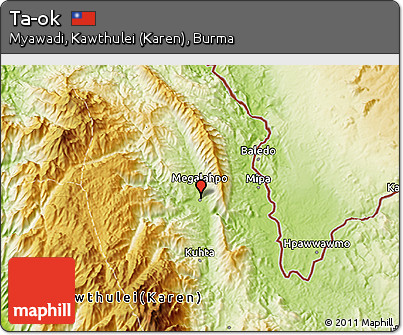 Physical 3D Map of Ta-ok
