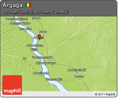 Physical 3D Map of Argaga