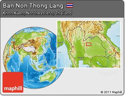 Physical Location Map of Ban Non Thong Lang
