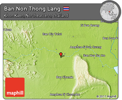 Physical Map of Ban Non Thong Lang