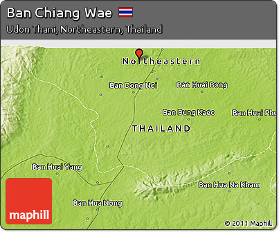 Physical 3D Map of Ban Chiang Wae