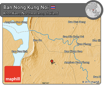 Political Map of Ban Nong Kung Noi