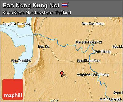 Political Map of Ban Nong Kung Noi