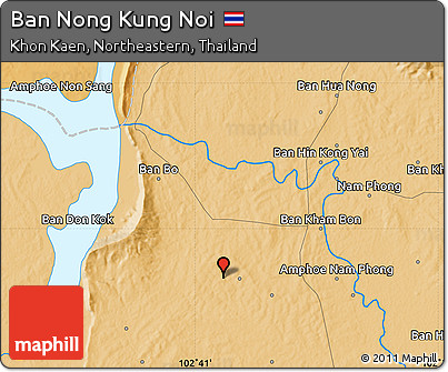 Political Map of Ban Nong Kung Noi