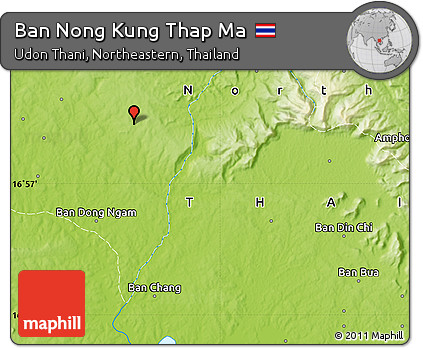 Physical Map of Ban Nong Kung Thap Ma