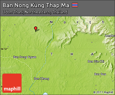 Physical Map of Ban Nong Kung Thap Ma