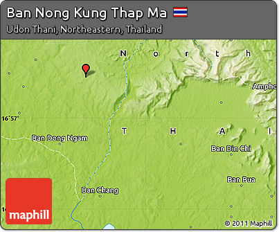Physical Map of Ban Nong Kung Thap Ma