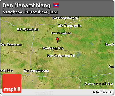 Satellite 3D Map of Ban Nanamthiang