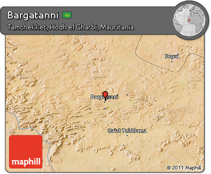 Satellite 3D Map of Bargatanni