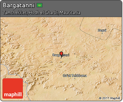 Satellite 3D Map of Bargatanni