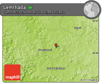 Physical Map of Lemrhada