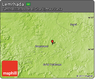Physical Map of Lemrhada