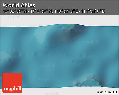 Satellite 3D Map of the Area around 16° 49' 43" N, 111° 25' 30" E