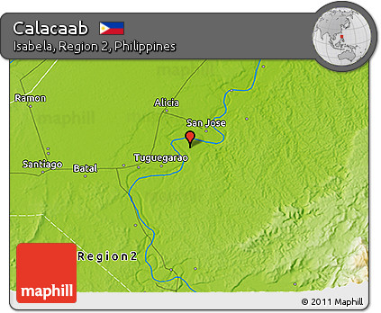 Physical 3D Map of Calacaab