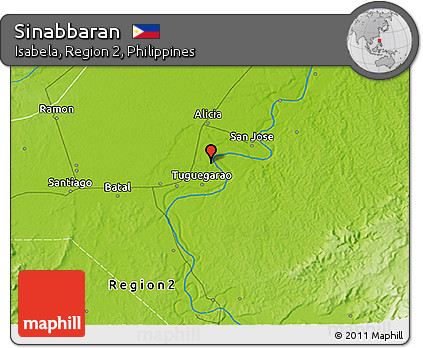 Physical 3D Map of Sinabbaran