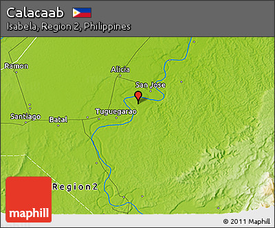 Physical 3D Map of Calacaab