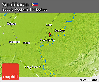 Physical 3D Map of Sinabbaran
