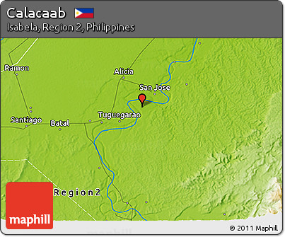 Physical 3D Map of Calacaab