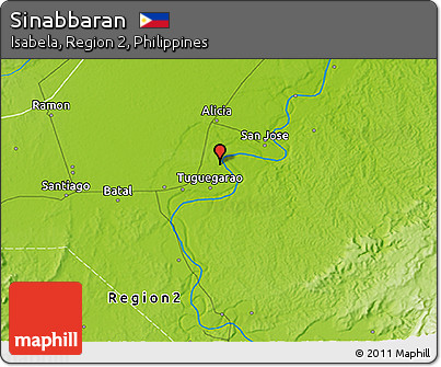 Physical 3D Map of Sinabbaran