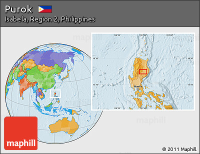 Political Location Map of Purok