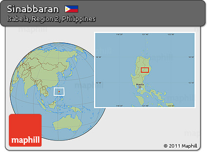 Savanna Style Location Map of Sinabbaran