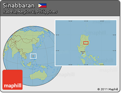 Savanna Style Location Map of Sinabbaran