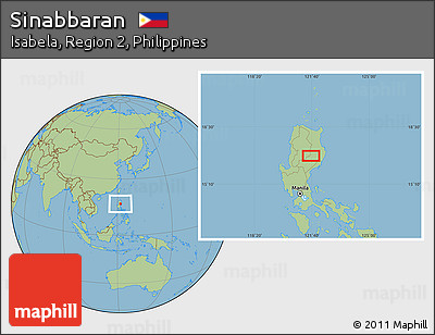 Savanna Style Location Map of Sinabbaran