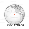 Outline Map of the Area around 16° 49' 43" N, 128° 16' 30" W, rectangular outline
